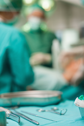 Woman Having Surgery