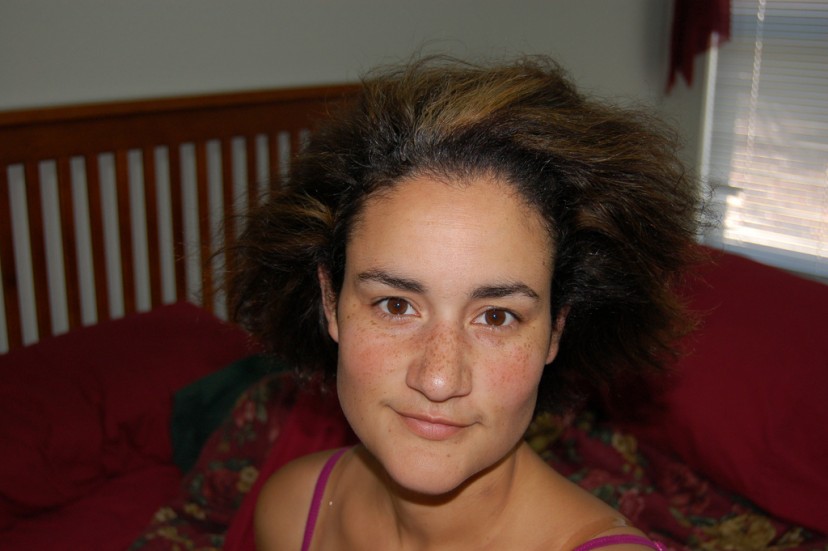 dry damaged hair