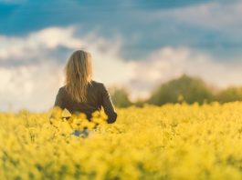 Woman in Field