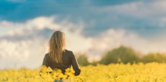 Woman in Field