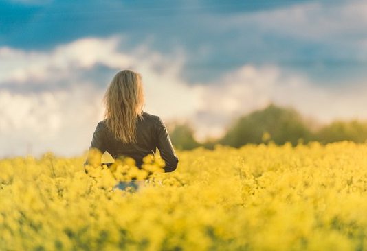 Woman in Field