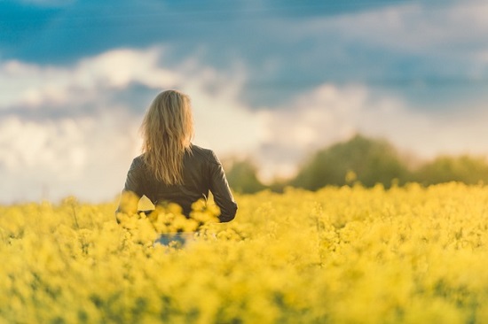 Woman in Field