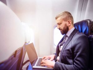 avoid germy airplane rides